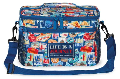Produktbild von LEGAMI - Lunchbag für das Mittagessen, Thema Travel Stickers, Lunchbag für das M