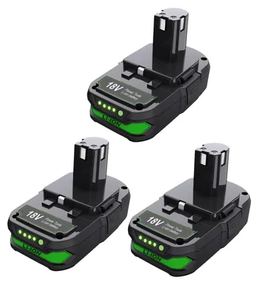 Produktbild von Li-Ionen-Batterie, 3000mAh Kapazität, 18V Spannung, kompatibel mit Ryobi,18V-c, 3BAT