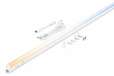 Produktbild von LED Unterbauleuchte Lightbar Connect Linex 115cm Weiß IP20 20W 2200lm CCT Warmweiß bis Kaltweiß mit Schalter
