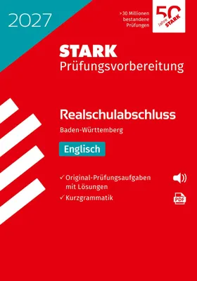 Produktbild von STARK Englisch - Realschulabschluss 2027 BW - Prüfungsvorbereitung