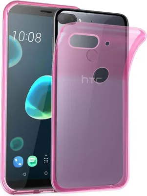 Produktbild von Cadorabo Hülle für HTC Desire 12 PLUS Schutz Hülle in Pink Schutzhülle TPU Silikon Cover Etui Case