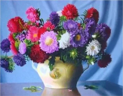 Image de Vikpap RAS20966 - Peinture par numéros, toile 30 × 20 cm - Bouquet