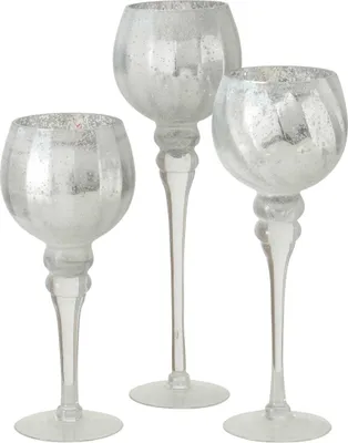 Produktbild von Boltze Gruppe Manou Windlicht silber 40 cm (1 Stück)