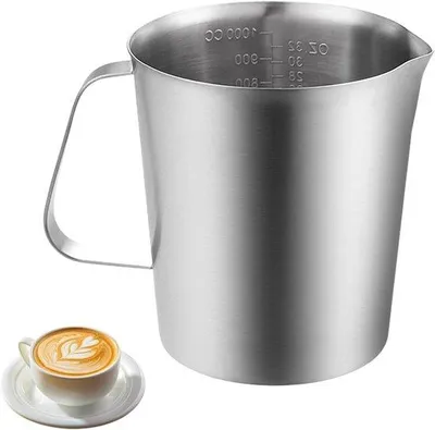 Produktbild von Edelstahl-Maßbecher 1000ml für Barista, Handheld