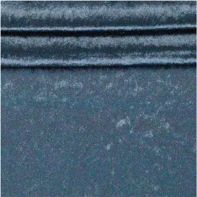 Samt-Stoff ab 0,5m Velvet Dekostoff Kostümstoff Panné Samt glänzend taubenblau