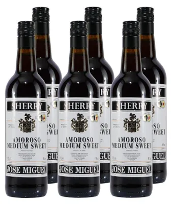 Produktbild von Jose Miguel Sherry -Amoroso Medium Sweet- (6 x 0,75L)