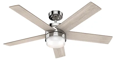 Immagine prodotto di Ventilatore da soffitto con luce e telecomando Claudette 132 cm