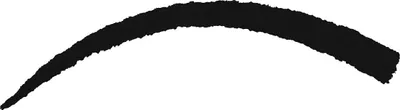A black curved line on a white background.