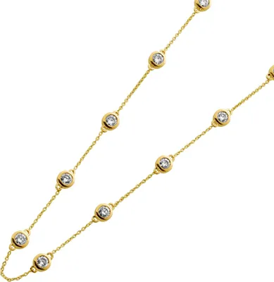 Produktbild von Brillant Collier Gold 375 9K Lab Grown Diamanten 1.0ct 45