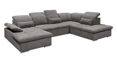 Produktbild von ED Lifestyle Wayne U Sofa 3-teilig Holzwerkstoff/Nosag Stone