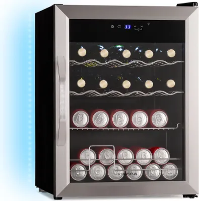 Image de Klarstein Coachella 65 Smart Frigo à Boissons - 60L Réfrigérateur à Boissons, WiFi, LED, 3-18°C, Acier Inoxydable, Étagères Amovibles, Silencieux, R600a Écologique