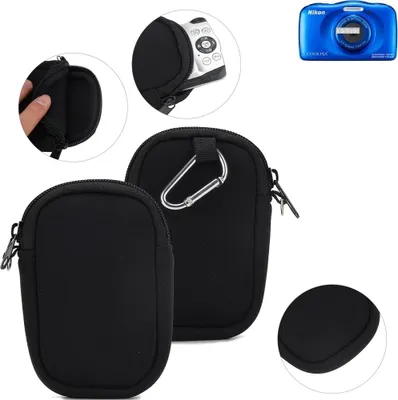 Produktbild von K-S-Trade® Kameratasche kompatibel mit Nikon Coolpix W150 Schutz-Hülle Kompaktkamera Tasche Travelbag sleeve case Neopren-Hülle Fototasche schwarz