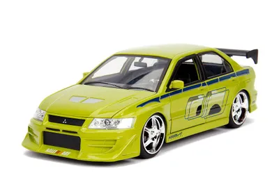 Produktbild von Jadatoys Mitsubishi Lancer Evo VII Fast & Furious 1:32 Modellauto