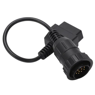 Image de 2 pièces de câble de connexion OBD2 14pin OBD vers 16pin outil de diagnostic scanner câble adaptateur de remplacement pour Mercedes-Benz