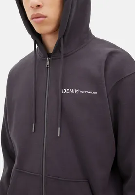 Produktbild von Tom Tailor Kapuzensweatjacke Zip Hoodie mit Eingrifftaschen