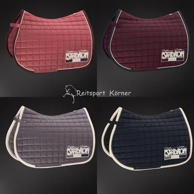 Produktbild von Eskadron Platinum Schabracke " GLOSSY CRYSTAL " Form - Dressur Farbe - darknavy
