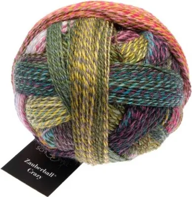 Produktbild von Schoppel Zauberball Crazy,Sockenwolle,100g,75%Schurwolle/25% Polyamid, Fb. 2528 Drachenauge
