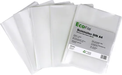 Zdjęcie produktu dla Zestaw 100 przezroczystych teczek dokumentów formatu A4