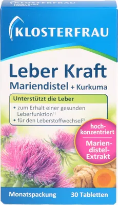 Produktbild von KLOSTERFRAU Leber Kraft Tabletten, 30 St. Tabletten