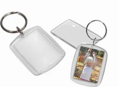 Produktbild von Benel Photo Key Ring 35x45 Clear 50st.