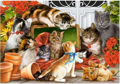 Produktbild von Castorland Kittens Play Time, Puzzle 1500 Teile