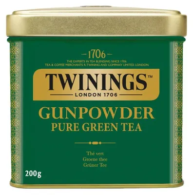 Produktbild von Twinings Grüner Tee Gunpowder 200 g – Aromatischer, hochwertiger grüner Tee