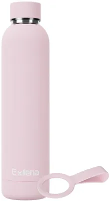 Obrázok produktu pre Termoska 750 ml, 100 % nepretekajúca, ružová, z nehrdzavejúcej ocele, do kancelárie, školy, posilňovne