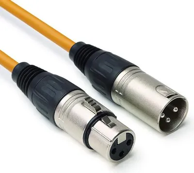 Produktbild von keepdrum Mikrofonkabel XLR 3-polig 6m Orange