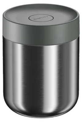 Produktbild von BergHOFF Home Nommie, Thermobehälter für Essen 0,5 l, Essensbehälter, Doppelwandige Isolierung, Warm/kalt bis 6 Std., Edelstahl, Khaki & Silber