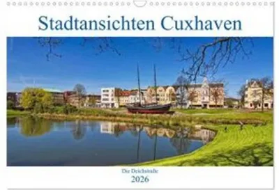 Zdjęcie produktu dla Widoki miasta Cuxhaven (kalendarz ścienny 2026 DIN A3 poziomy), kalendarz miesięczny CALVENDO