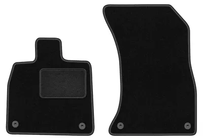 Immagine prodotto di Tappetini anteriori in moquette per Audi Q5 II FY / F5 2017- (SUV) – 2 pezzi, neri, su misura – Wielganizator LUX