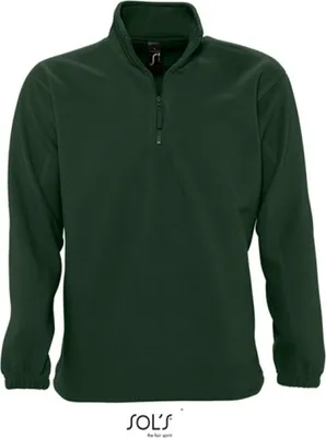 Produktbild von SOLs 56000 | Half-Zip Fleece Ness - Farbe: Fir Green - Größe: XL