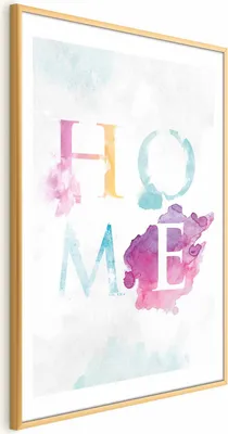 Produktbild von Posterpapier Poster - Rainbow Home 29.7x42 cm Text m-A-0751-ao-a