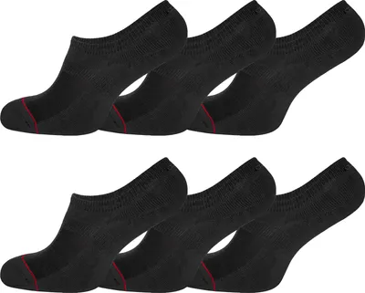 Produktbild von OCERA 6 Paar Wellness Füßlinge mit Frotteesohle für Damen und Herren,  Standard 100 e Baumwolle - Schwarz, 39-42