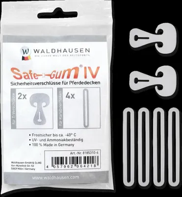 Produktbild von Waldhausen Safe-Gum 6er Set für Karabiner und T-Verschlüsse