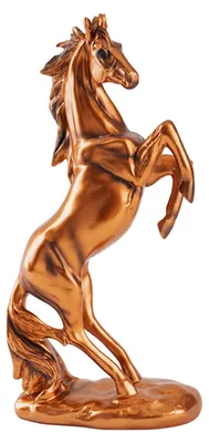 Produktbild von Stehende, nachgebildete Pferdefigur, Vintage-Miniaturpony-Statue aus Kunstharz, Tierskulptur, Dekoration für Zuhause, Büro oder Schreibtisch.