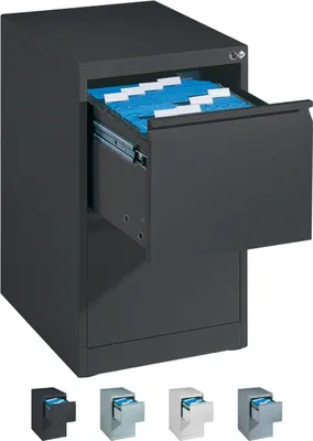 Produktbild von Hängeregistraturschrank mit 2 Schubladen Hängeregister 73x43x59 cm Einbahnig