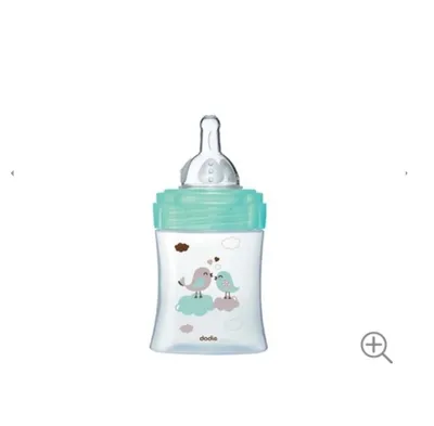 Produktbild von Dodie 6171668 Initiation+ 150ML 0-6M Lagoon Valentin Baby-Flasche + Sauger, 150ml Fassungsvermögen, -frei