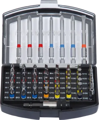 Produktbild von Projahn 1/4 Bit Box mit markierten Bits 56-tlg.