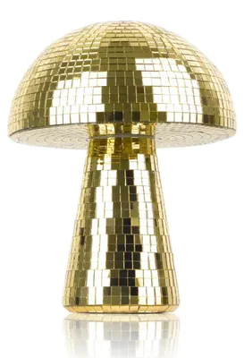 Productafbeelding van Pilz Discobal 15x18 cm - Gouden spiegelbal voor feesten