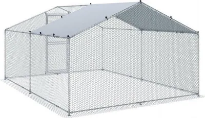 Immagine prodotto di Pollaio - 3x2x2 m - Tettoia parasole - Per polli, conigli, anatre