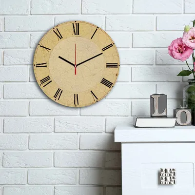 Image de Opviq, 3030MS- HMA6199, multicolore, horloges murales, 30 cm, 100 % MDF (épaisseur : 5 mm)