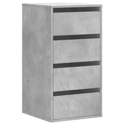 Immagine prodotto di Cassettiera Angolo Grigio Cemento 40x41x76cm Legno Multistrato