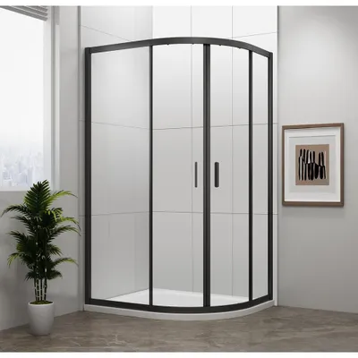 Obrázek produktu pro EASY BLACK sprchový kout kvadrant 1000x800mm, L/R, čiré sklo