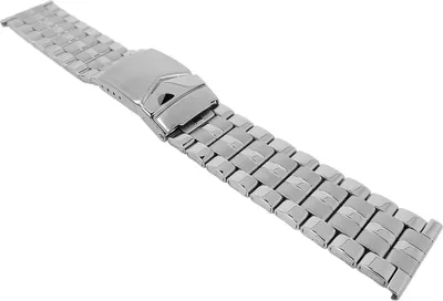 Produktbild von Minott┃Herren Uhrenarmband Edelstahl silberfarben 29472, Stegbreite:24mm