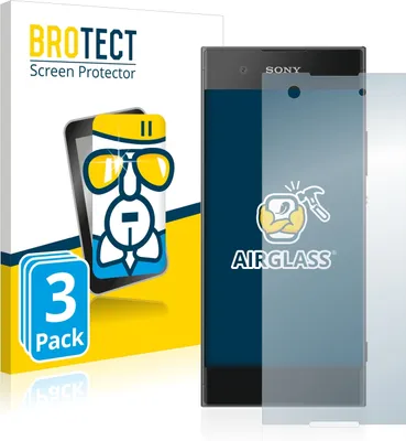 Produktbild von 3x BROTECT Schutzglas für Sony Xperia XA1 Schutzfolie Panzer Folie Glas Display Schutz klar