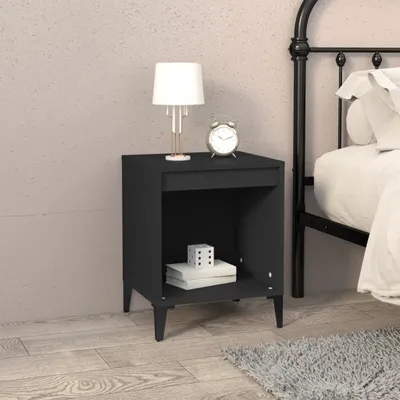 Obrázok produktu pre nočný stolík vidaXL čierny 40x35x50 cm