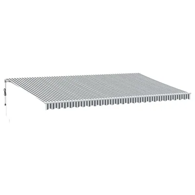 Obrázek produktu pro markýza vidaXL Automatic Anthracite & White 600x350 cm