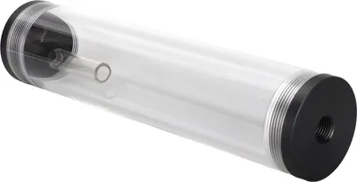 Obrázek produktu pro Nádrž na vodní chlazení 210mm/8,3in délka Akrylový plastový materiál 3 otvory G1/4in závit Nízká hlučnost PC chladicí nádrže