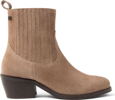 Produktbild von Lazamani An Damen Wildleder-Stiefeletten Taupe Größe 38